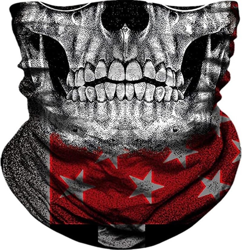 WYSUMMER Scarves Bandanas Skull Face Tube Headband, Gaiter Head Wrap Balaclava Magic Scarf Motorcycle Multi Function Headwear - Image 1